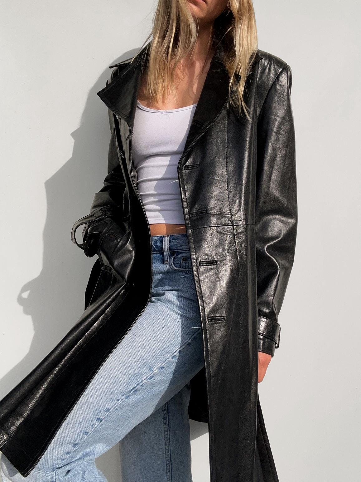 90s Long Coat - Etsy