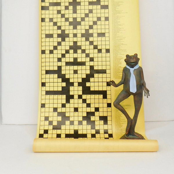 Family Crossword Poster Etsy