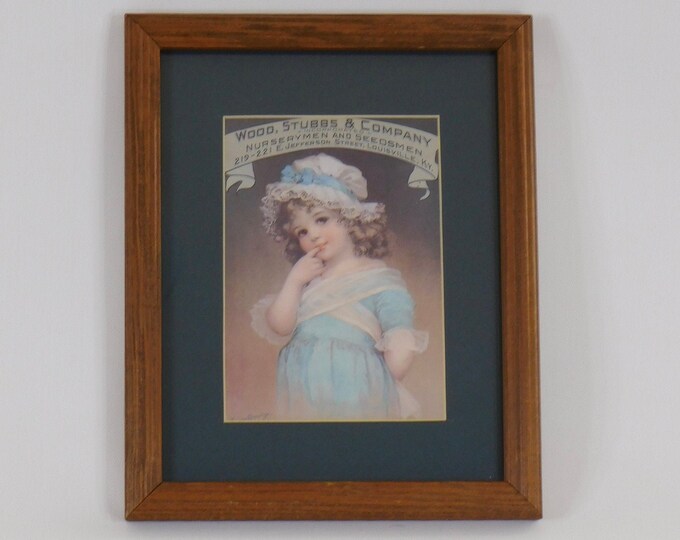 Frances Brundage Wood, Stubbs & Company Seedsman Catalog Cover Framed