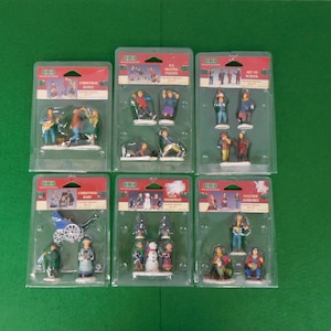 Village People Figurines, Set Of 6