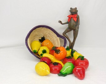 Glass Fruit or Vegetable Blown Glass Sold Separately