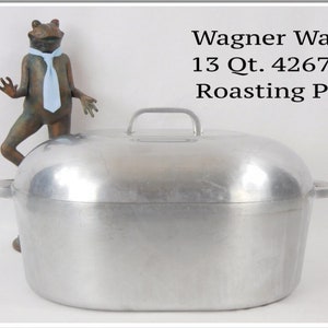  Wagner Ware Sidney O Magnalite 4267 Large Covered Turkey  Roaster Roasting Baking Pan with Lid: Home & Kitchen