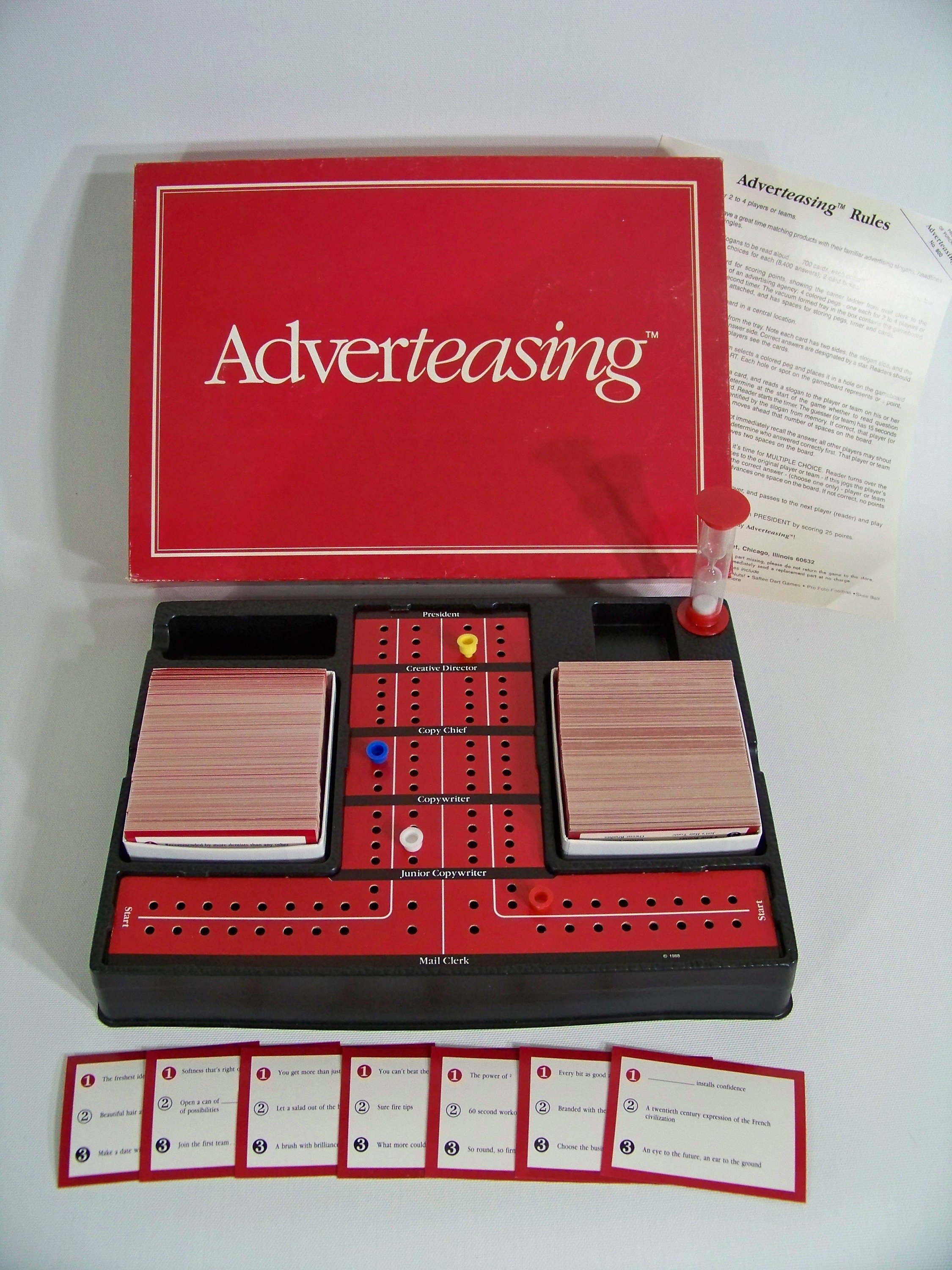 Adverteasing The Game of Advertising Slogans Commercials ...