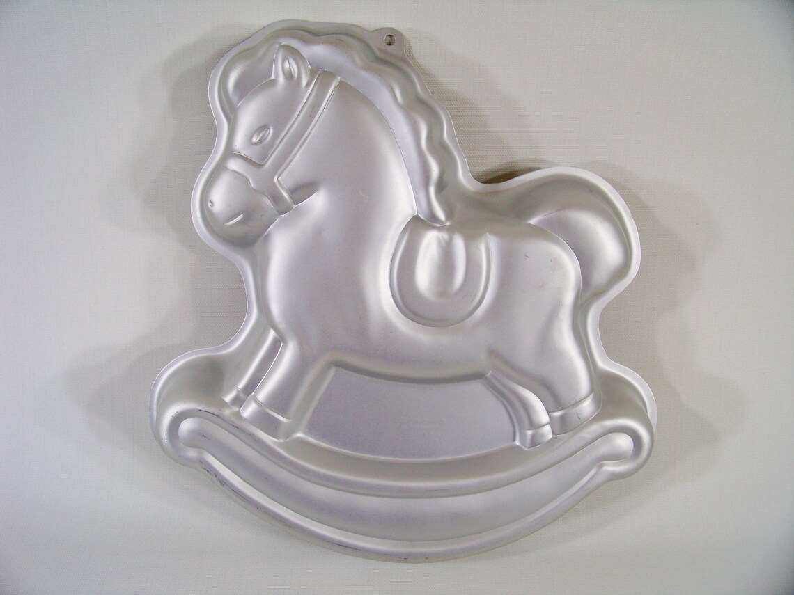 Vintage Wilton Cake Pan Rocking Horse Cake Pan Babies 1st Etsy