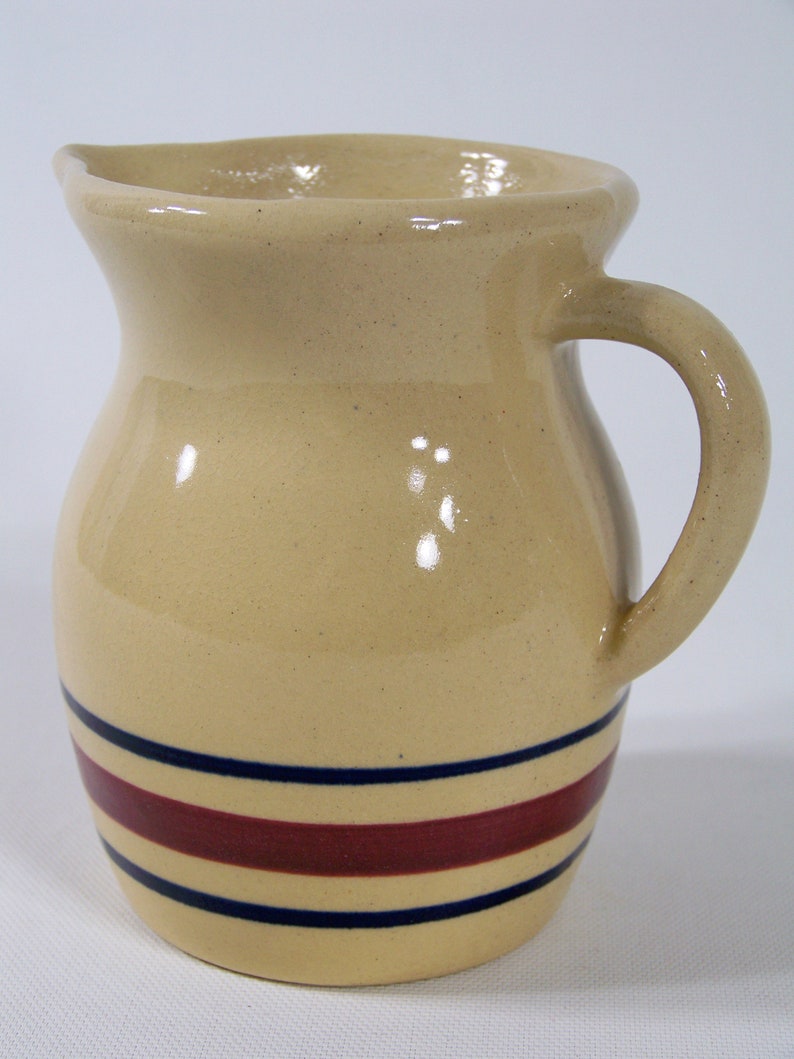 Roseville Ohio USA R.R.P. Co. Pottery Pitcher Robinson | Etsy