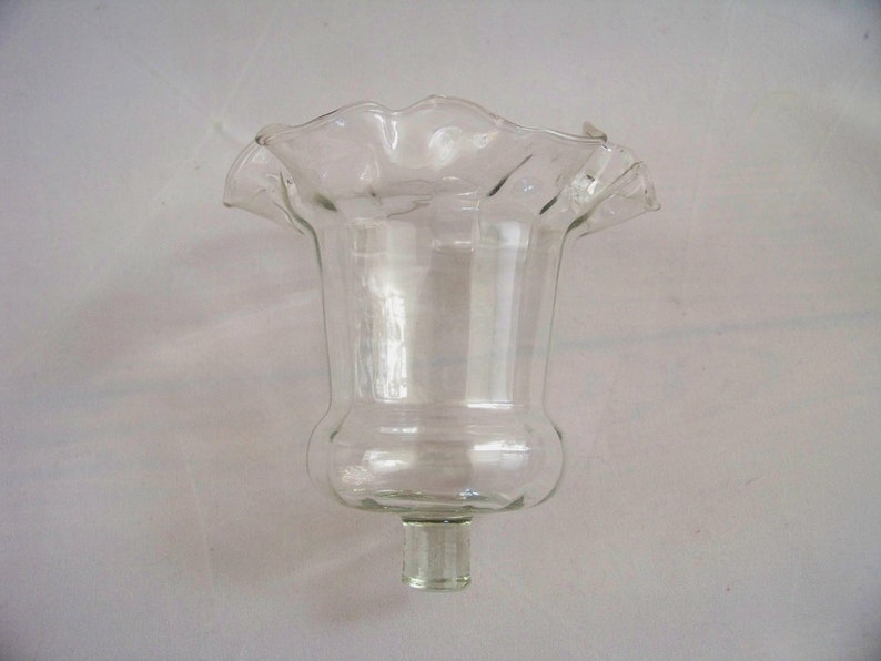 Vintage Clear Ruffled Votive Cup Candle Holder Home Interiors Etsy
