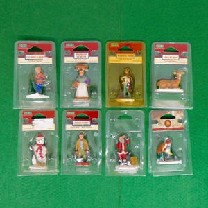 Sold Individually Lemax Village Collection Figurine, Christmas House Accessory, Village People, Residence, Poly Resin Figures YOUR CHOICE