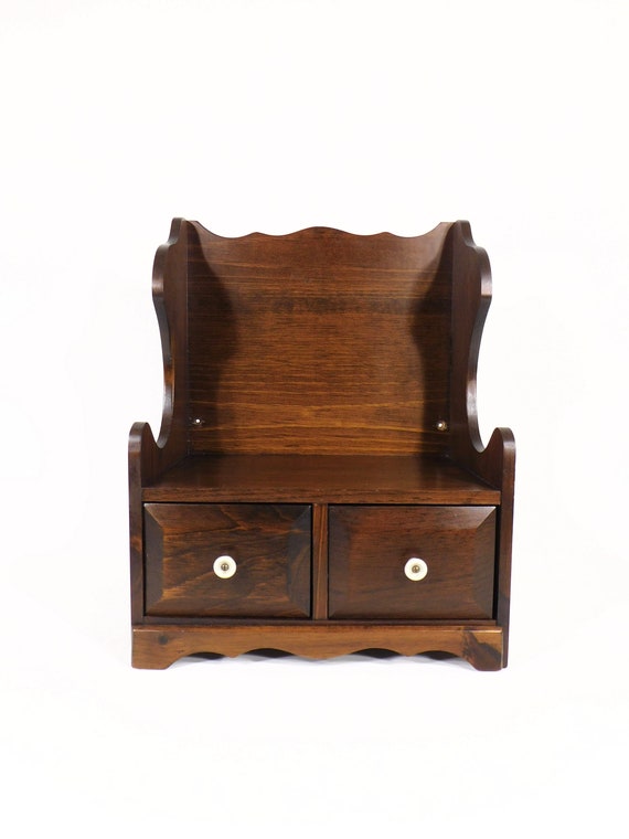 Farmhouse Shelf Wood Shelf Box Kitchen Storage Counter Etsy