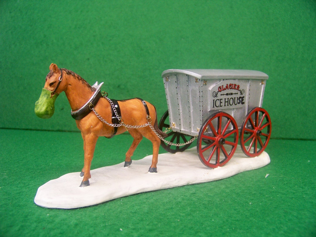 Lemax Village Collection Glacier Ice House Ice Delivery Etsy