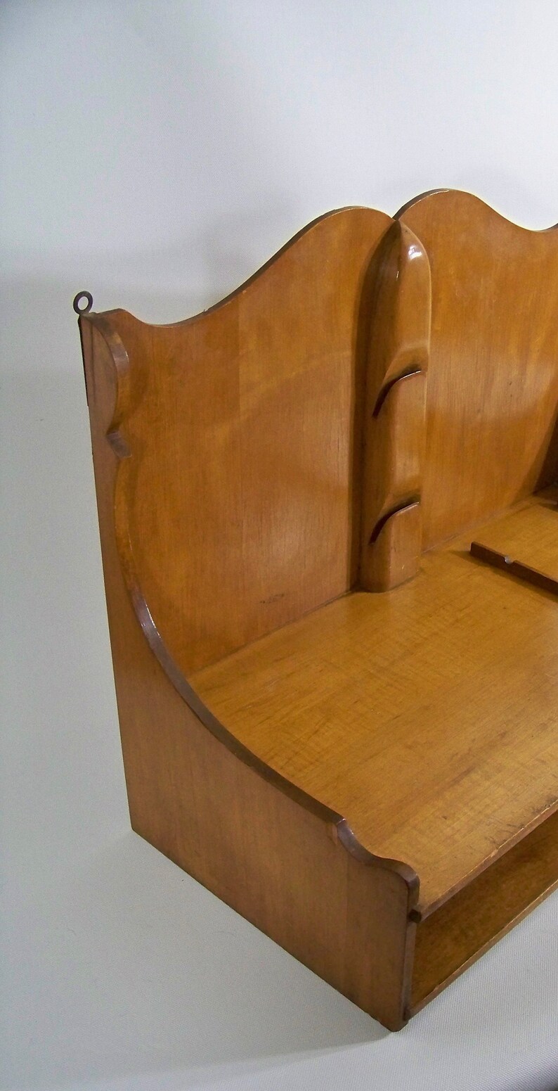 Wall Mount Telephone Station Phone Stand Pine Wood Wall Desk Etsy