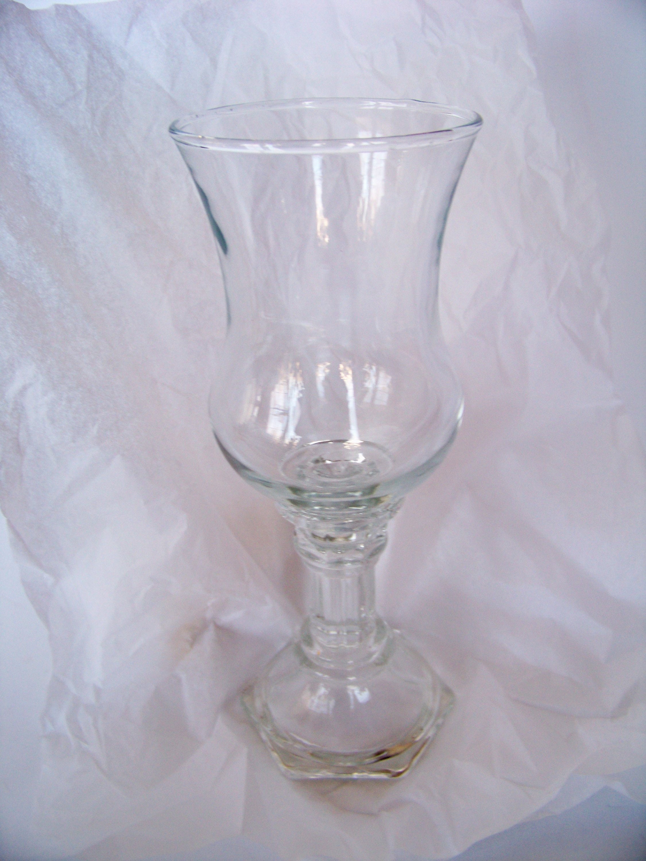 Vintage Clear Votive Cup Candle Holder Clear Glass Retired Etsy