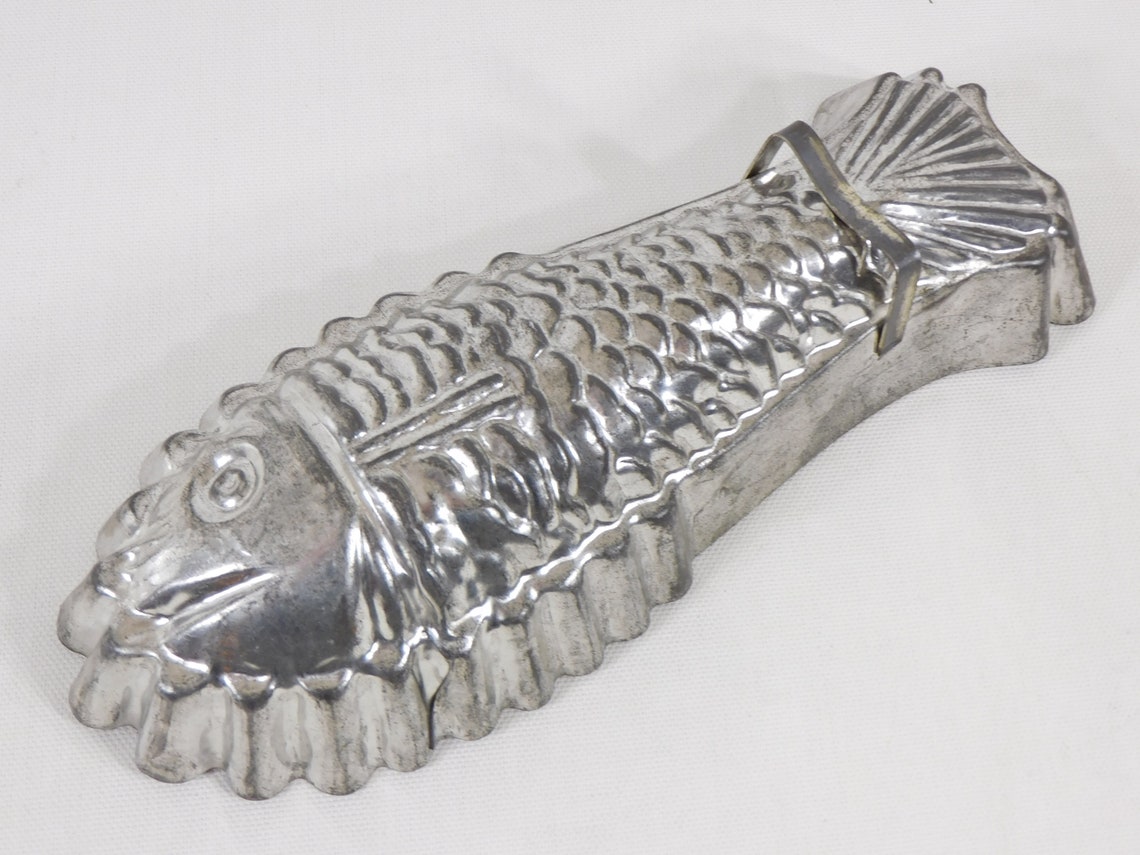 Vintage French Fish Mold Terrine Mold Salmon Mousse Mold Etsy