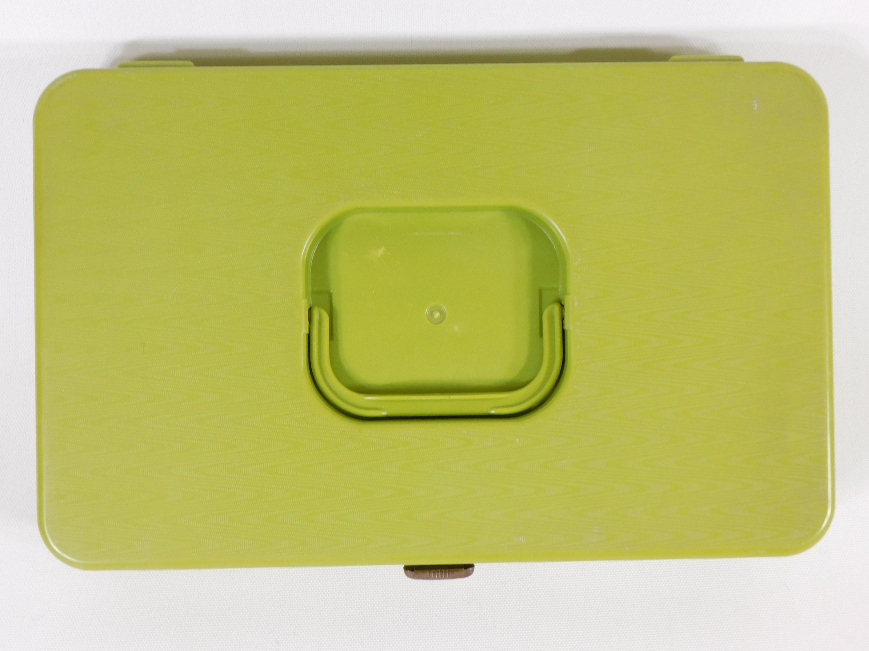 Vintage Wilson Sewing Box Thread Box Lime Green Holds 48 Etsy