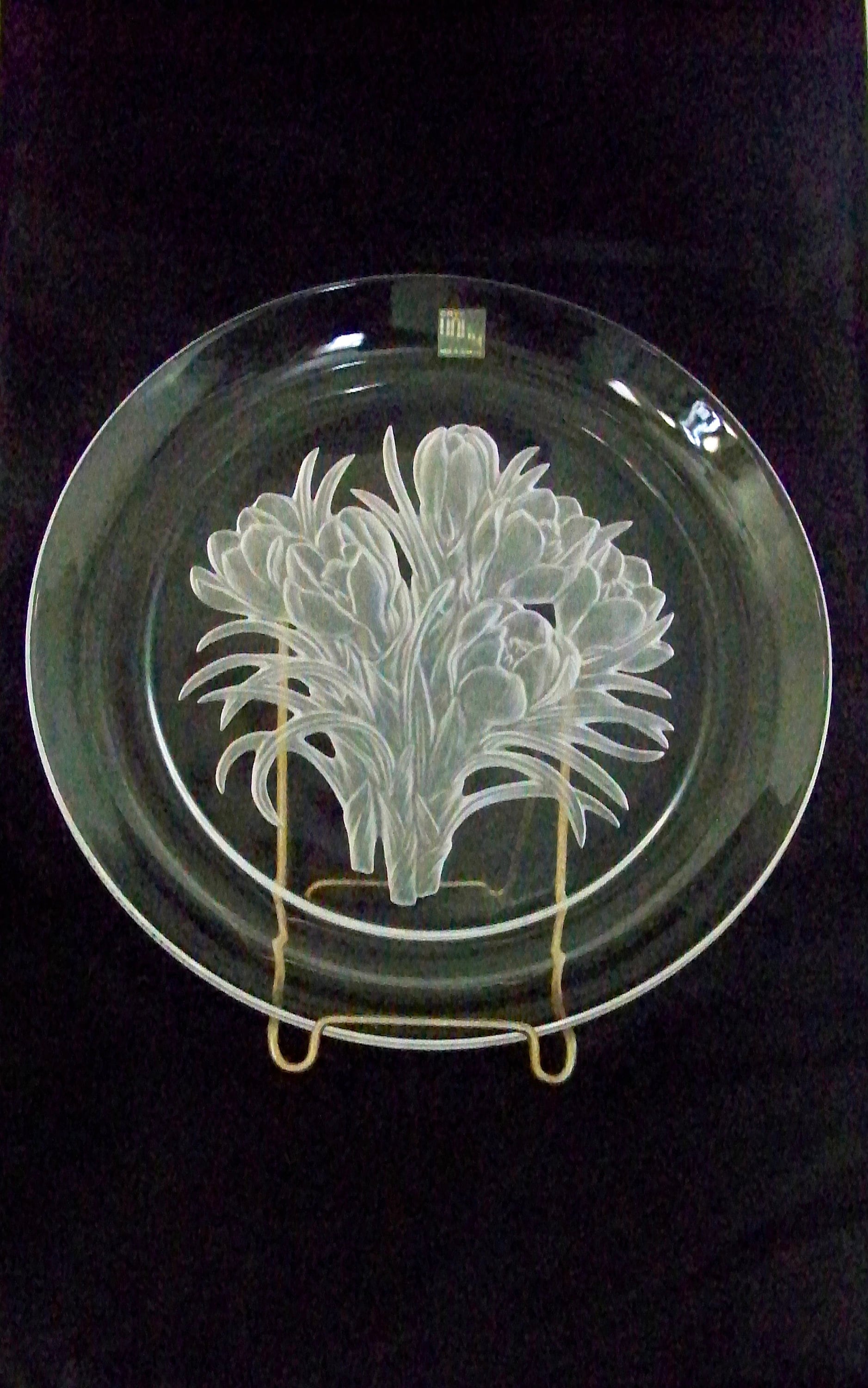 Hoya Crystal Flower of the Month Plate Takenhiko Yamamoto Etsy