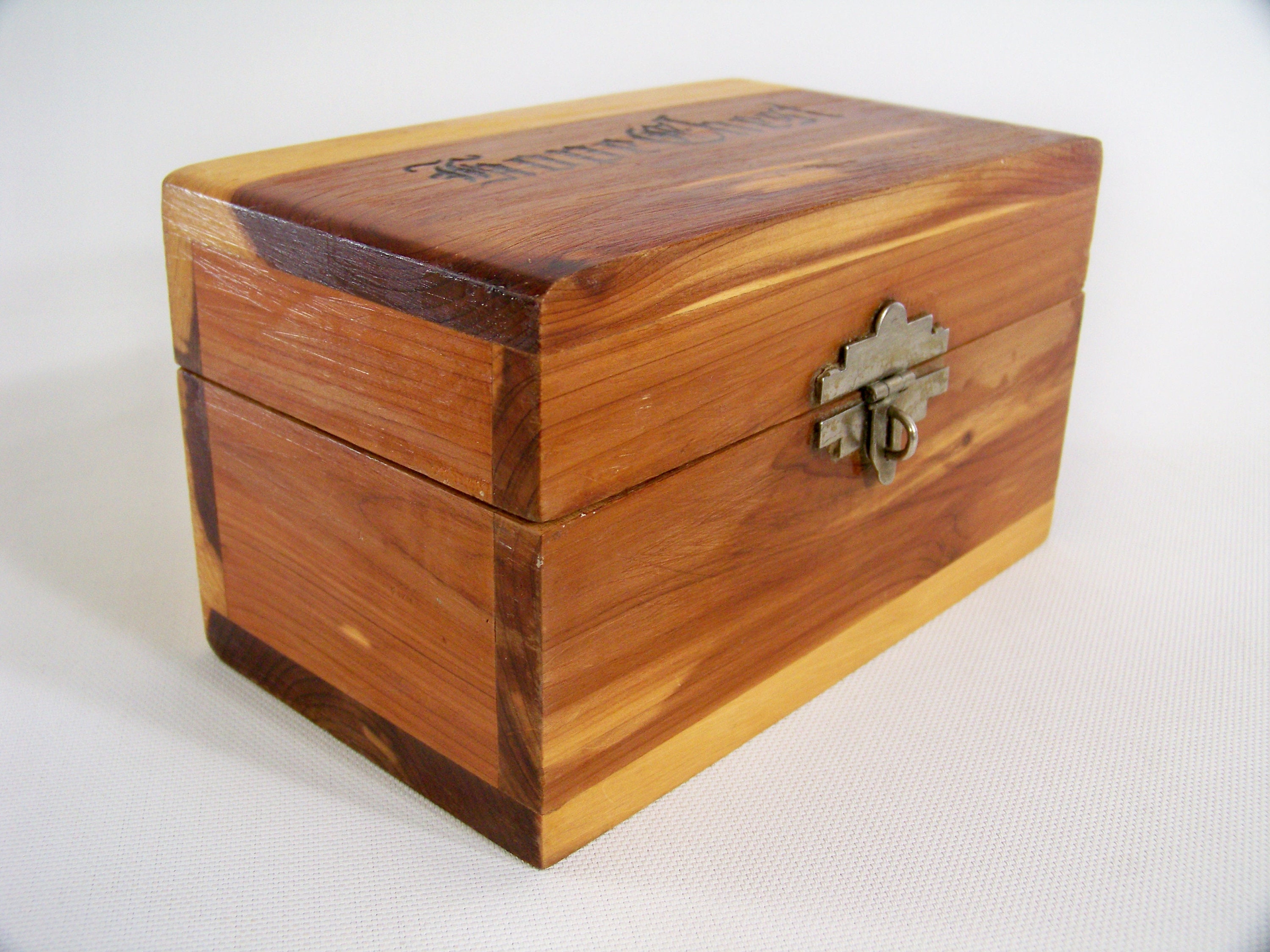 Cedar Wood Hope Chest Box with Lock and Key Etsy