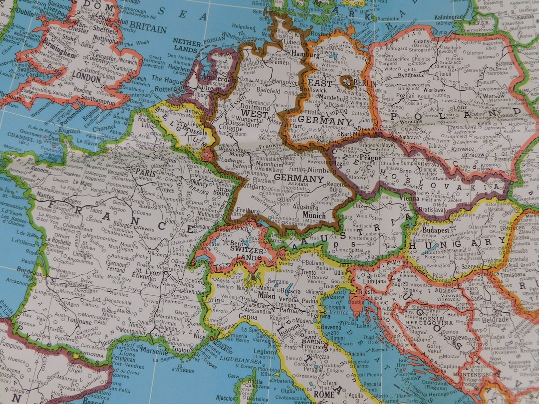 Hammond Maps of the World Eight Full Size 25 X 38 Wall Maps Etsy