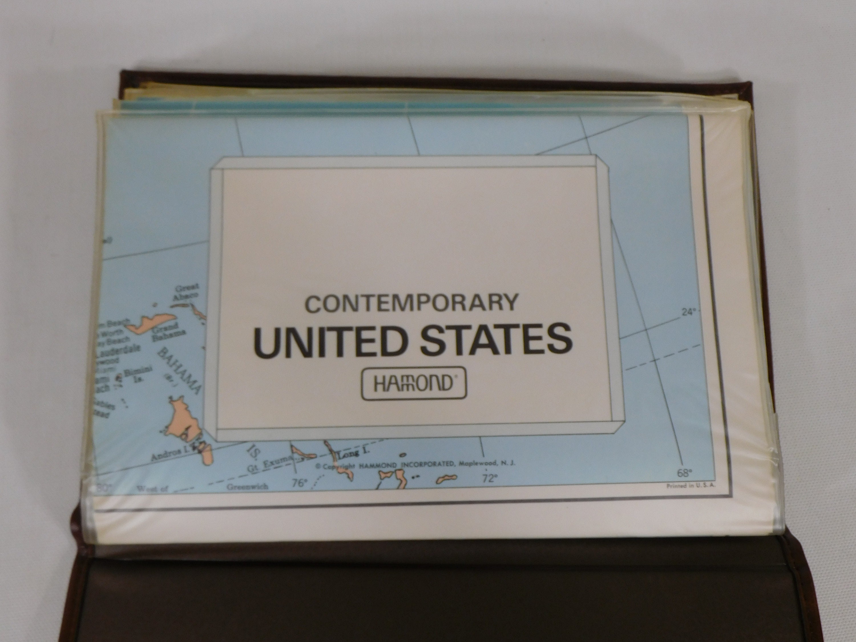 Hammond Maps of the World Eight Full Size 25 X 38 Etsy