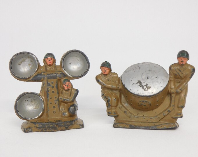 Vintage Lead Figures WWII Lead Soldiers Military Search Etsy