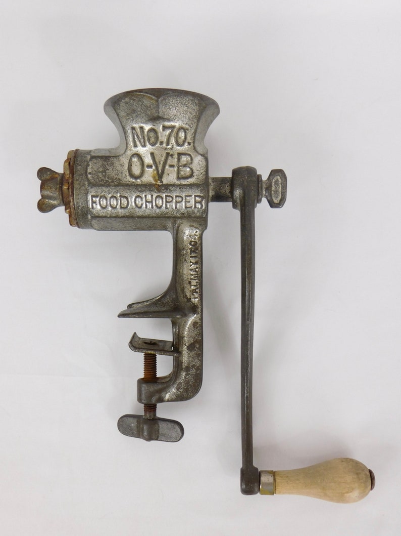 Vintage Food Grinder No. 70 OVB Food Chopper Hibbert Spencer Etsy