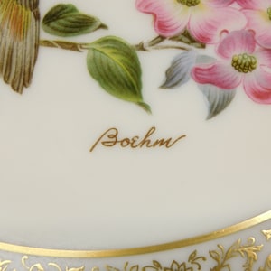 Assiette de collection oiseau vintage Lenox Boehm Birds, édition limitée Boehm Birds, 1975 - 1979 oiseau cadeau au choix une assiette de collection