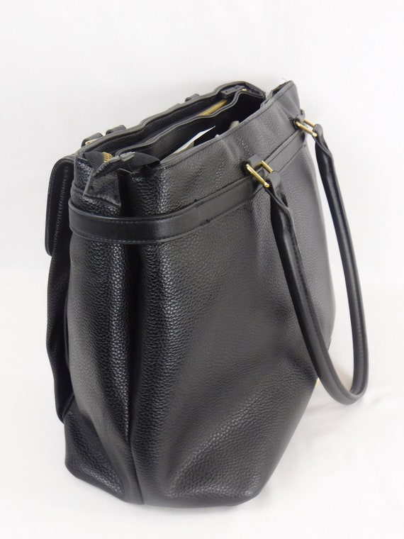 Steve Madden Hand Bag, Black Pebble Surface, Shou… - image 6