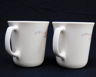 Vintage Corelle tazas de café inglés desayuno tazas tazas conjunto