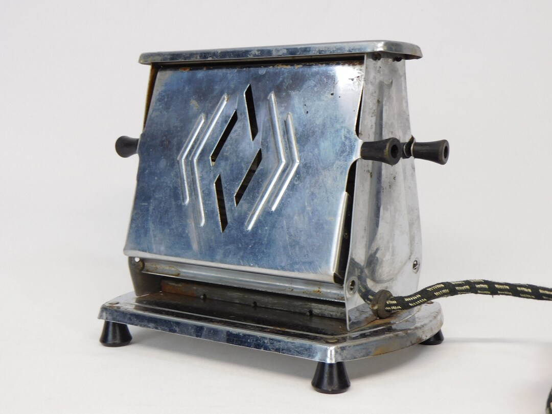Vintage Electric Toaster With Drop Down Sides Super Star Made Etsy