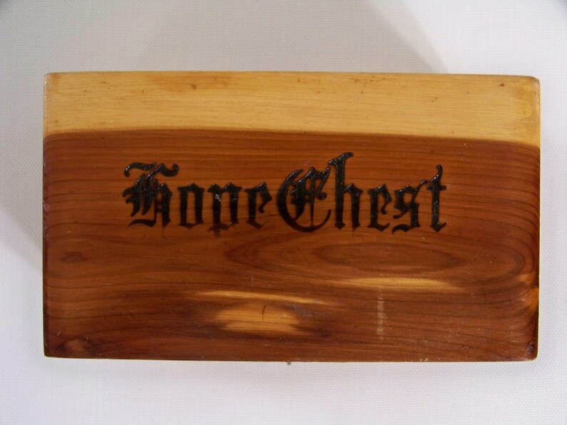 Cedar Wood Hope Chest Box with Lock and Key