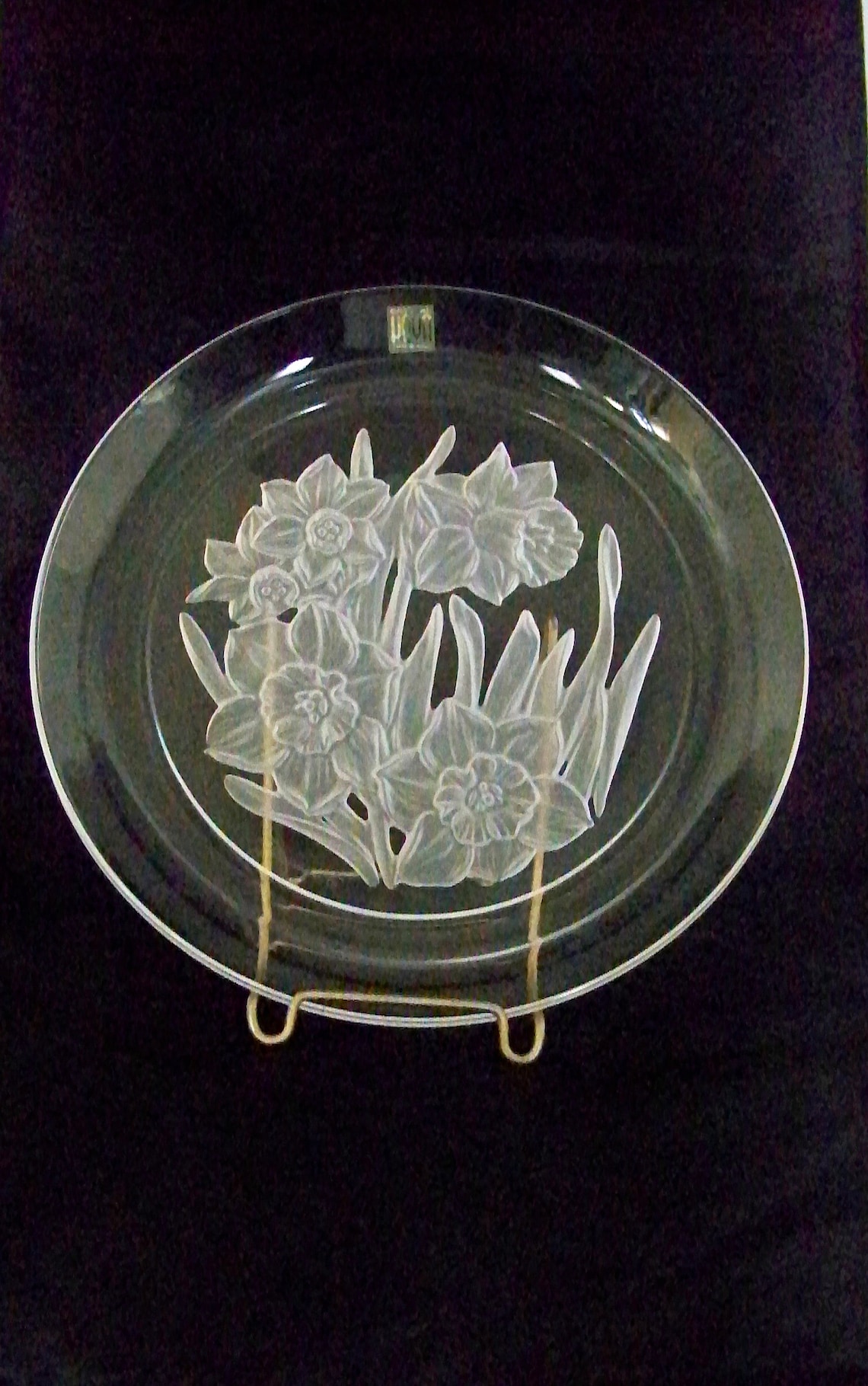 Hoya Crystal Flower of the Month Plate Takenhiko Yamamoto Etsy