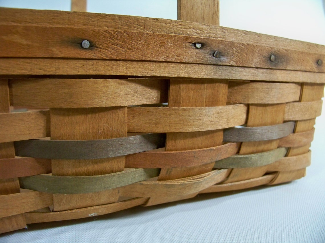 Longaberger Large Single Handle Gathering Basket Market Etsy