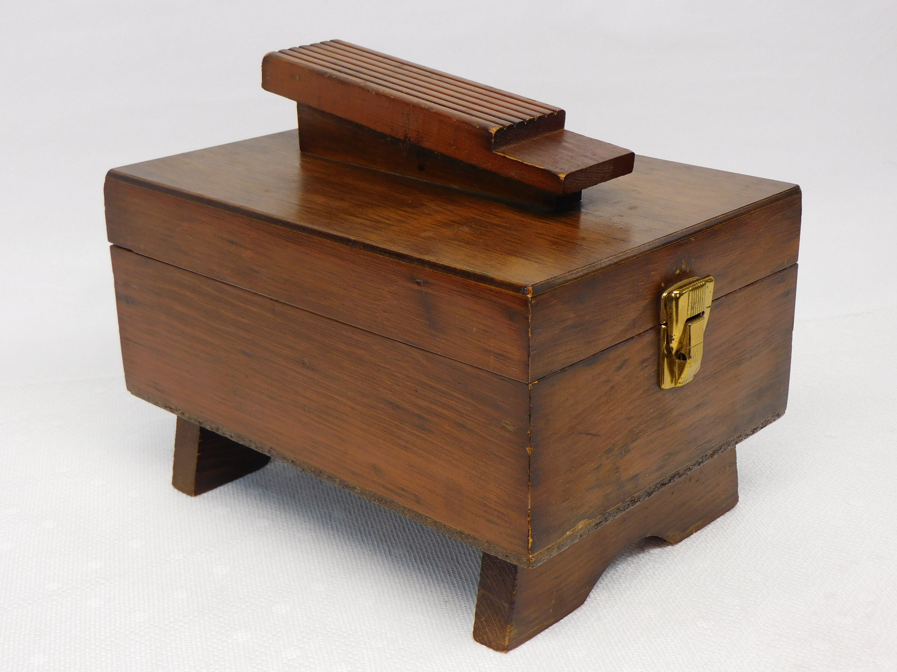 Vintage Shoe Shine Box Shoe Shine Kit YOUR CHOICE Wooden