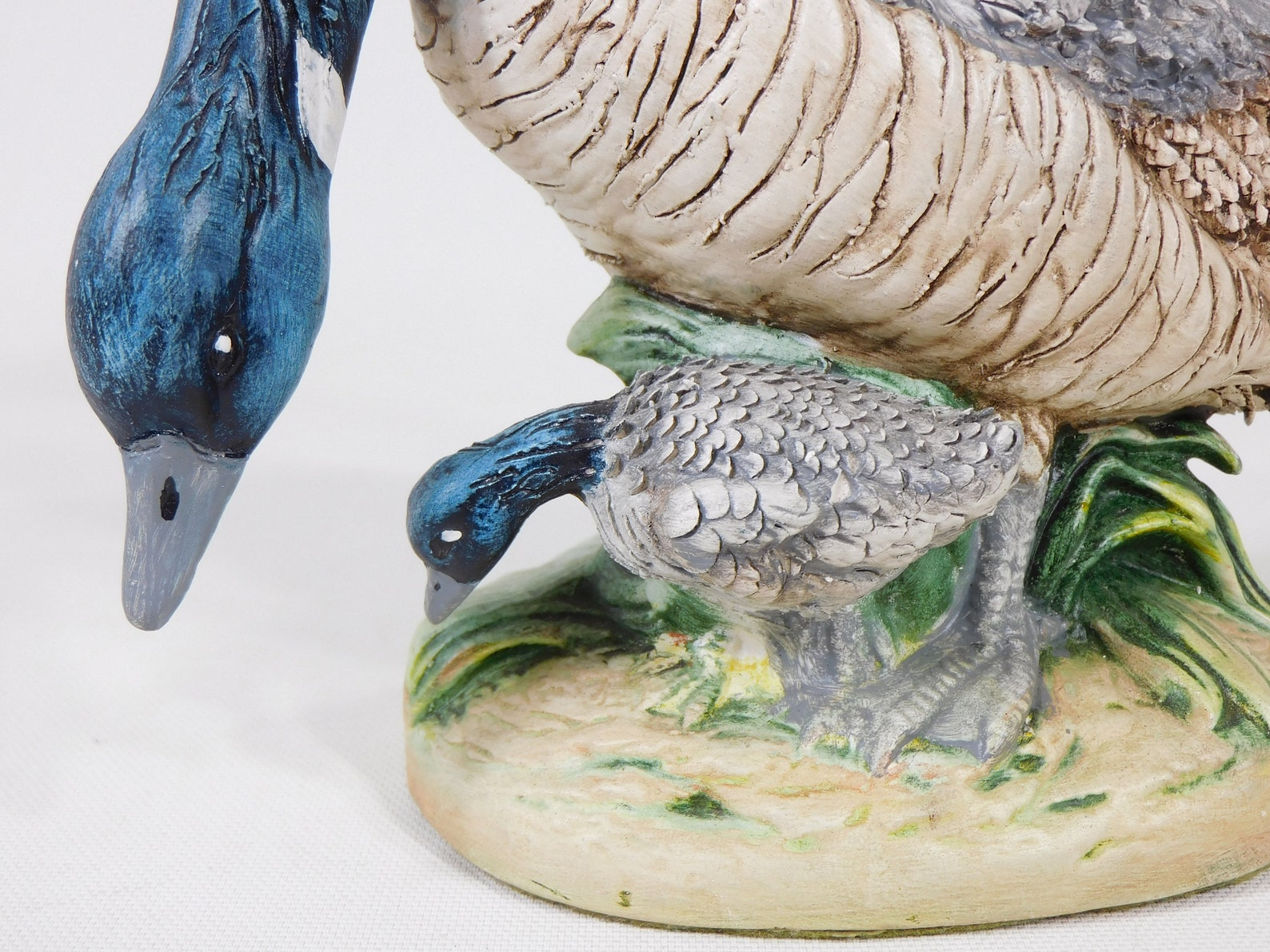 Vintage Figurine Zavori Mold Ceramic Geese Figurines Hand Etsy