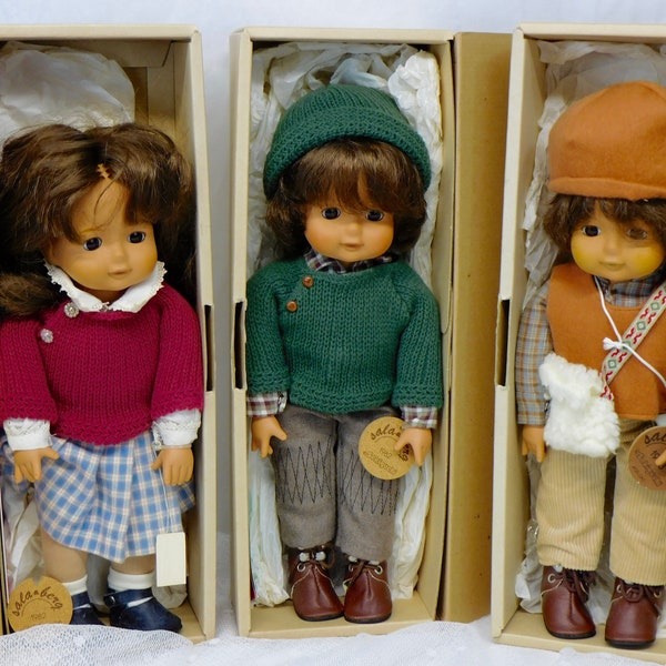 Sala & Berg Doll - 1980's Vintage Doll Made by Sekiguchi in Japan, YOUR CHOICE of ONE, Like New in Original Box, Limited Edition Collector