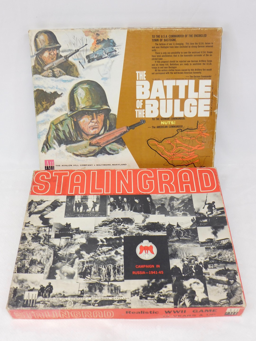 World War II Campaign Board Games YOUR CHOICE Battle of the Bulge or