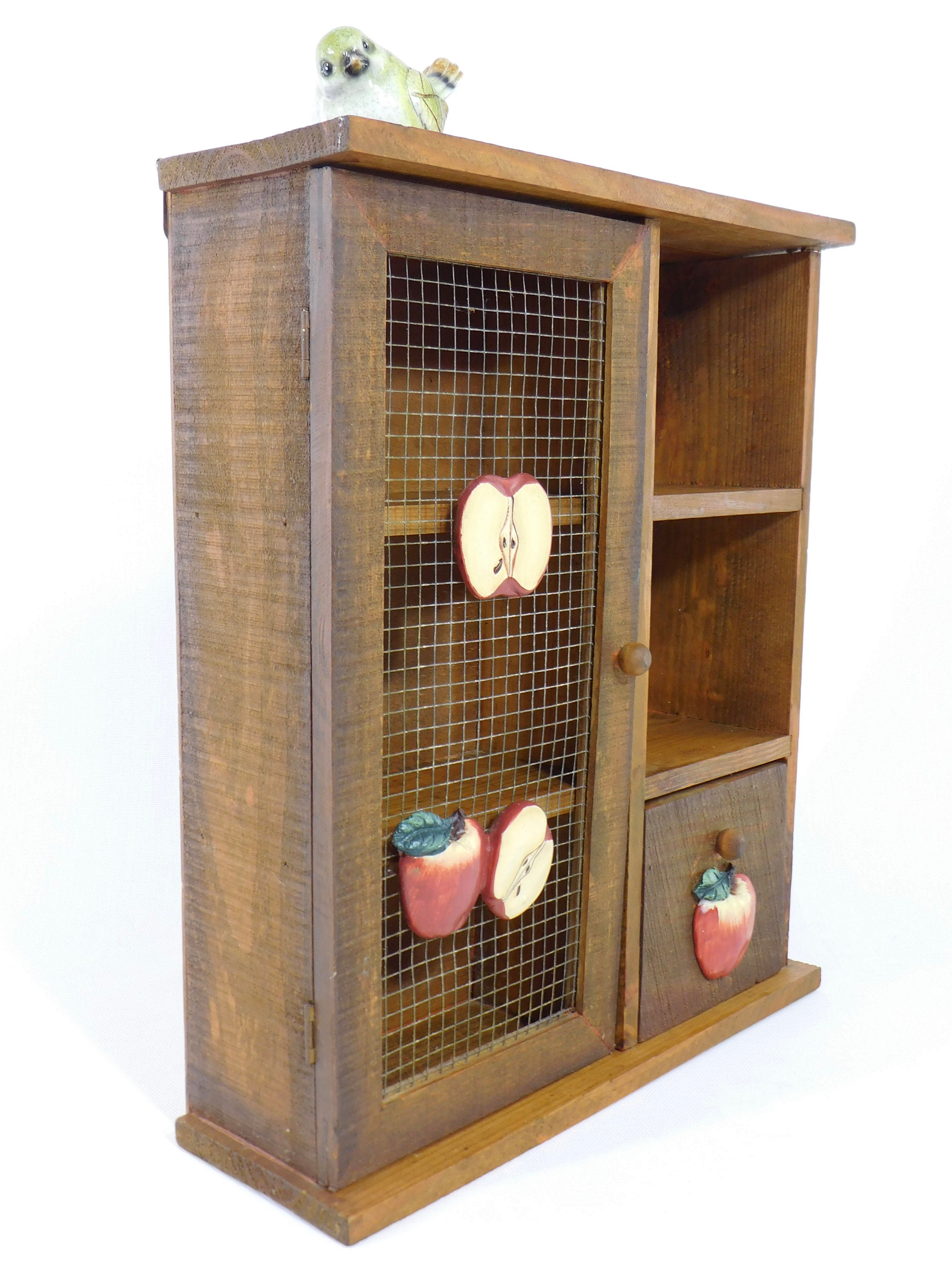 Apple Kitchen Decor Wall Mount Kitchen Shelf Etsy