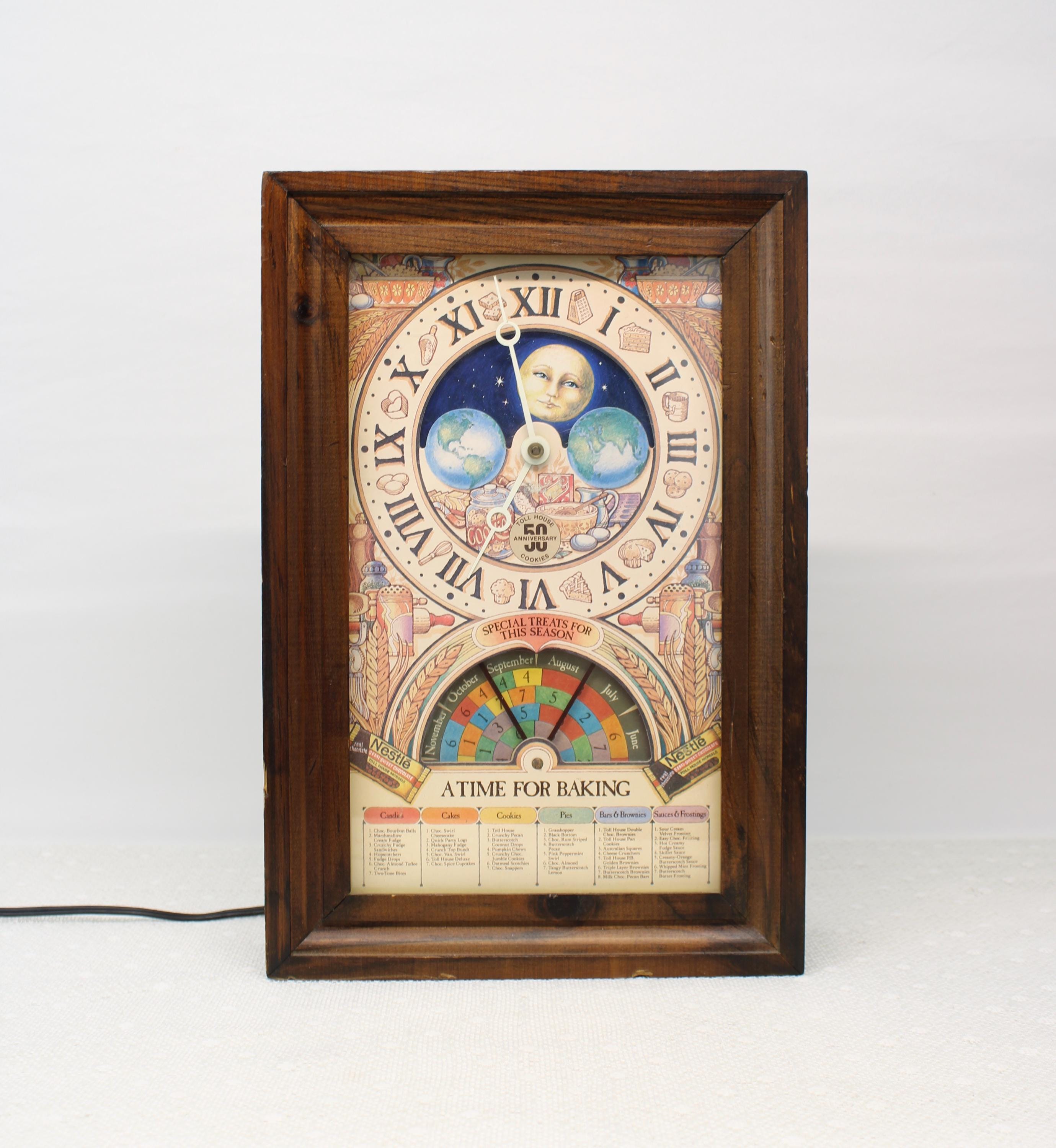 Vintage Nestle Clock Toll House 50th Anniversary Special A Time For Baking