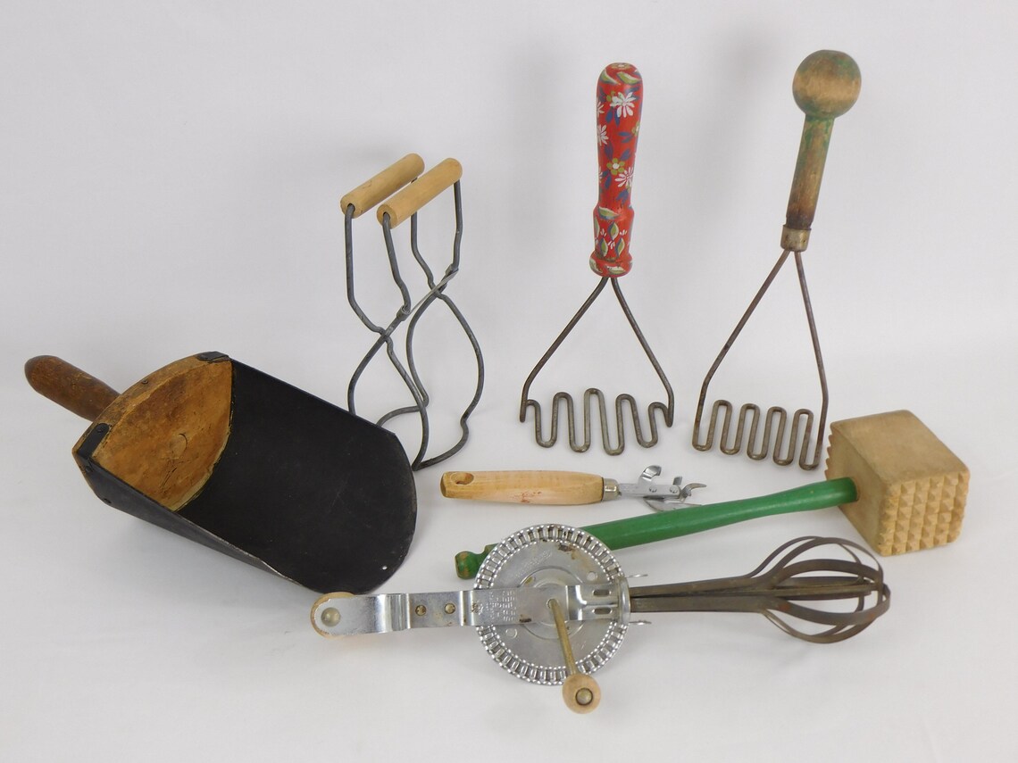 Vintage Kitchen Utensil. Made in U.S.A. Kitchen Gadget Wood - Etsy