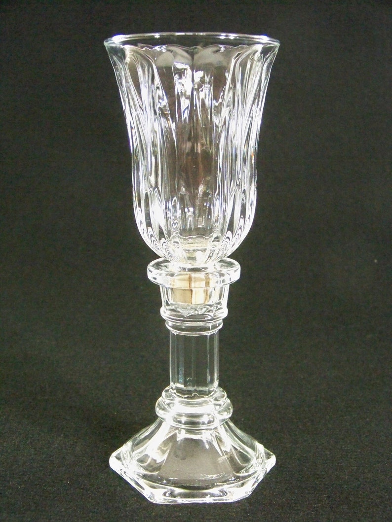Vintage Clear Glass Votive Cup Candle Holder Tiffany Etsy