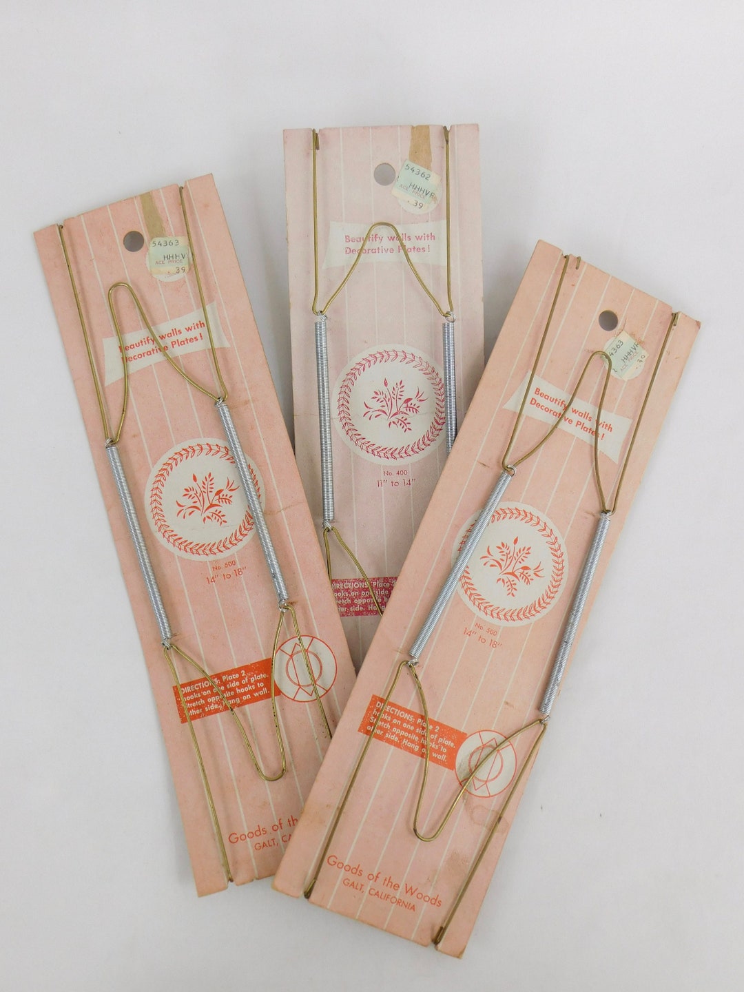 Plate Hanger Wire Plate Holder Solid Brass Wire Spring Fitted Etsy