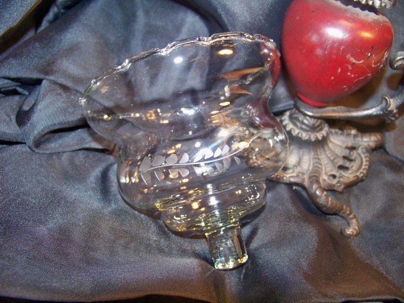 Vintage Votive Cup Candle Holder Home Interiors Etched Wheat Etsy