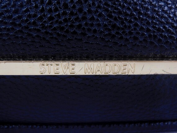 Steve Madden Hand Bag, Black Pebble Surface, Shou… - image 5