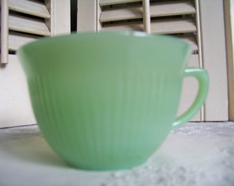 Jadeite Fire King Jane Ray Tea Cup