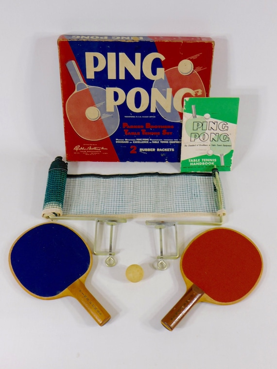 Buy Vintage Ping Pong Table Game Parker Brothers Table Tennis