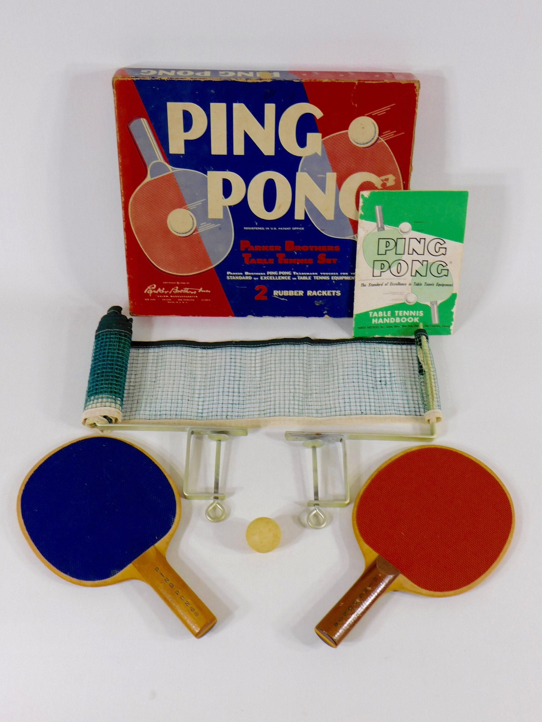 Vintage Ping Pong Table Game Parker Brothers Table Tennis