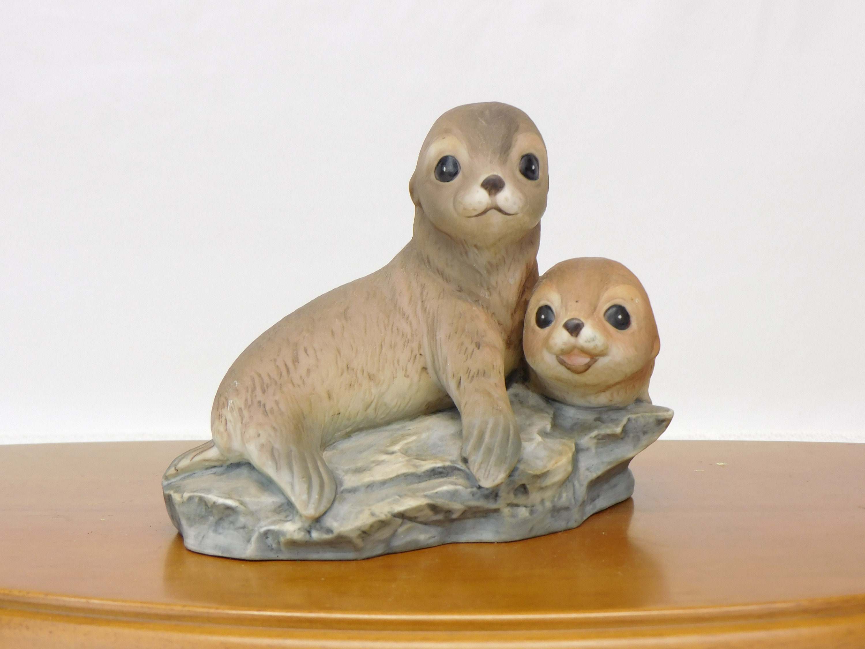 Seal Figurine Masterpiece Porcelain HOMCO Figurine Baby Seal Seal Figurine Masterpiece Porcelain HOMCO Figurine Baby Seal