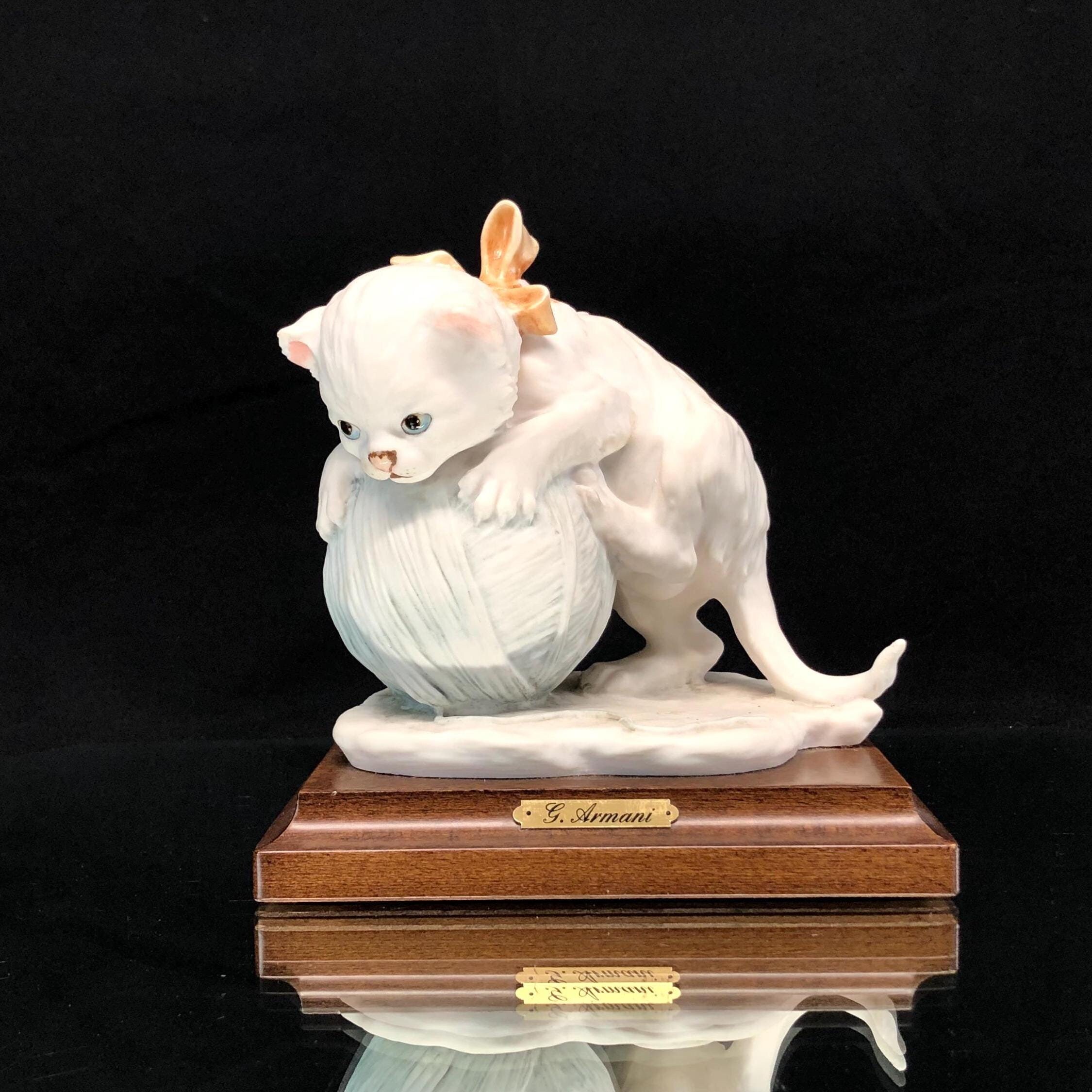 Armani Cat Figurine - Etsy