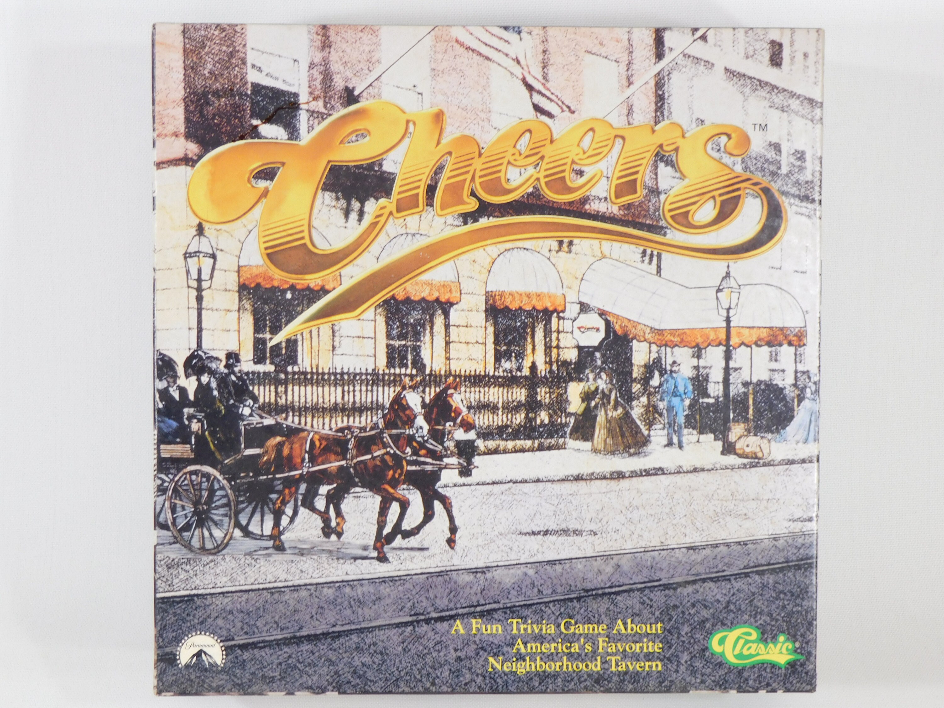 Cheers Board Game A Fun Trivia Game About America's Etsy
