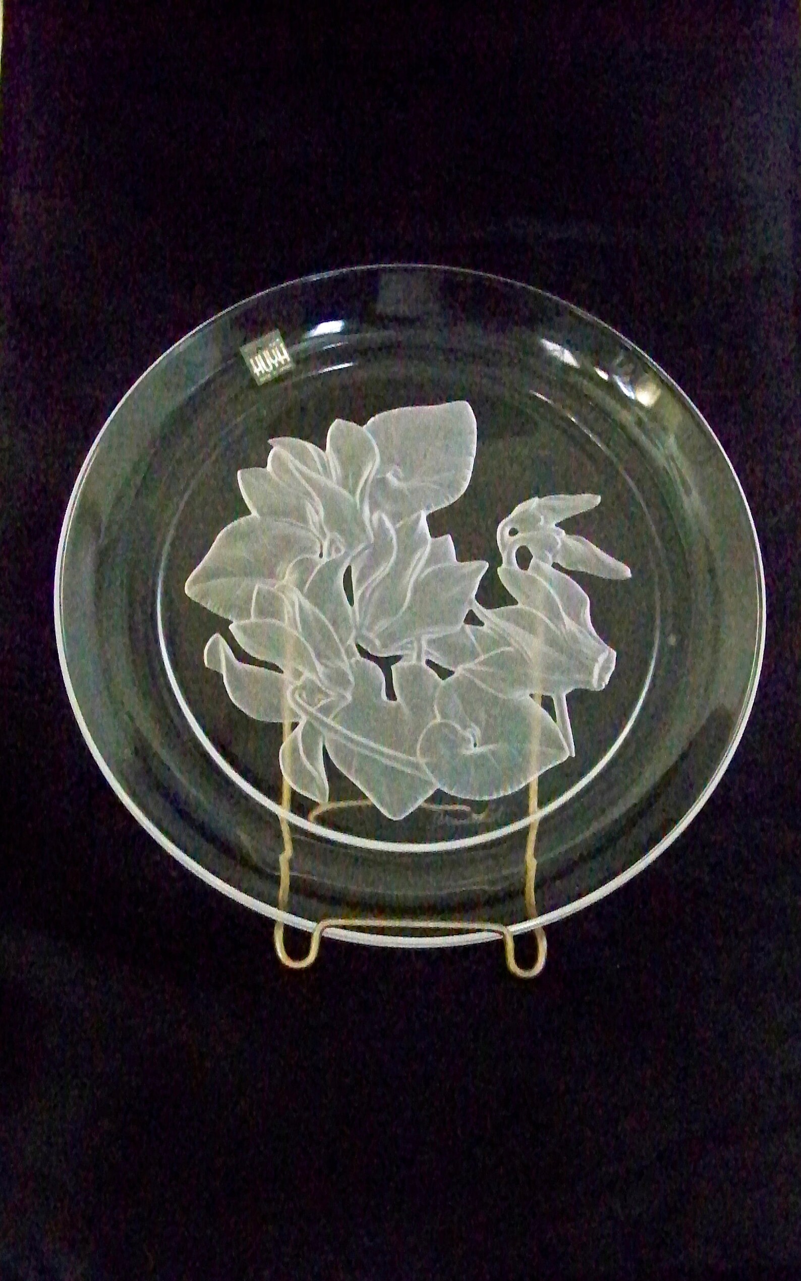 Hoya Crystal Flower of the Month Plate Takenhiko Yamamoto Etsy