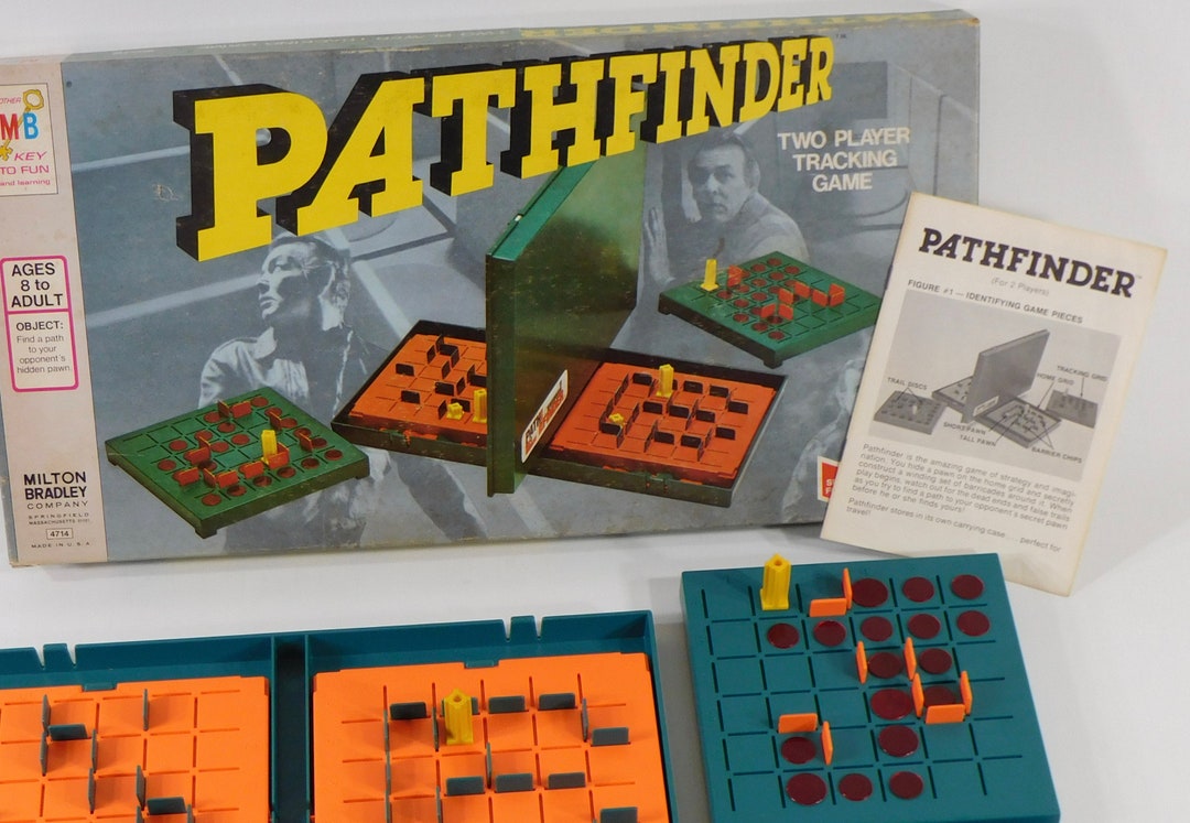 Pathfinder Board Game Maze Game 1977 Complete and Ready to Etsy Norway