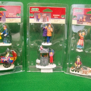 Sold Individually Lemax Village Collection Figurine, Christmas House Accessory, Village People, Residence, Poly Resin Figures YOUR CHOICE image 2